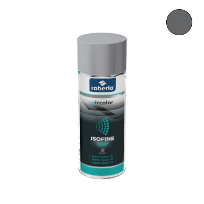Spray grund epoxidic ISOFINE, 400ml, Roberlo, gri inchis